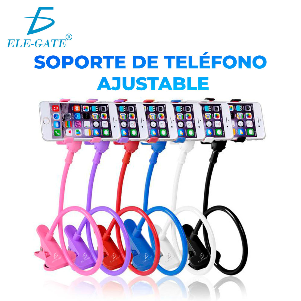 Soporte Universal Flexible Celular iPhone Mesa Cama 360°