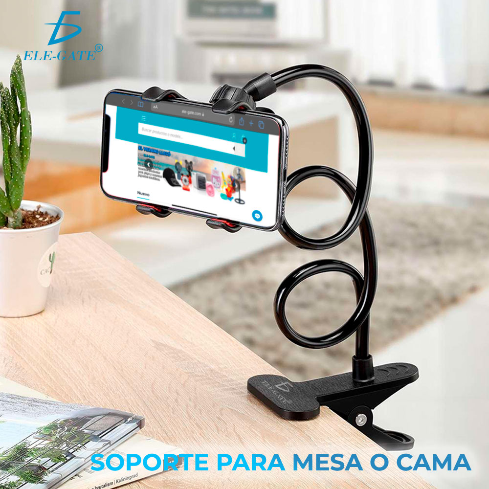 Soporte Universal Flexible Celular iPhone Mesa Cama 360° - Image 2