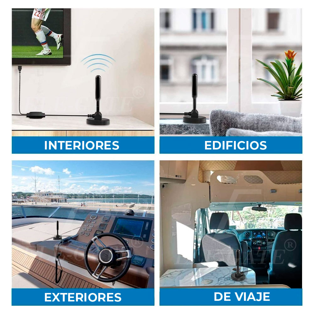 Antena De Tv Digital Para Interiores Antena Hdtv 4k 1080p - Image 5