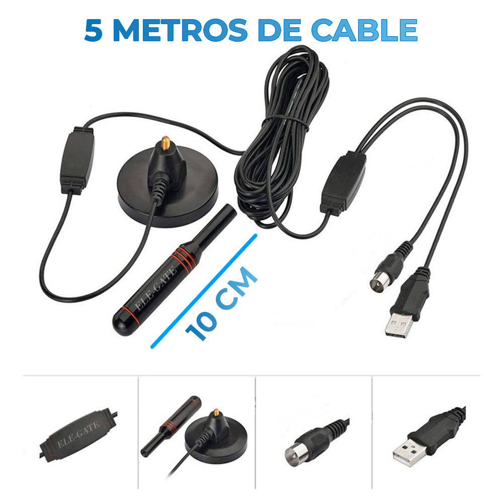 Antena De Tv Digital Para Interiores Antena Hdtv 4k 1080p - Image 4