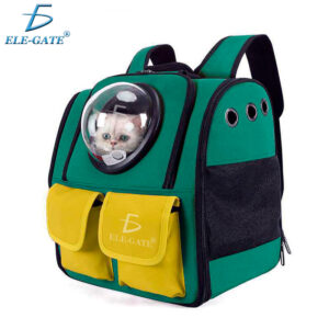 Bolsa Mochila Transportadora Perro Gato Portátil Viaje Para Mascotas