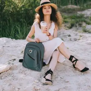 Mochila Laptop Mujer Impermeable Y Resistente Al Desgaste
