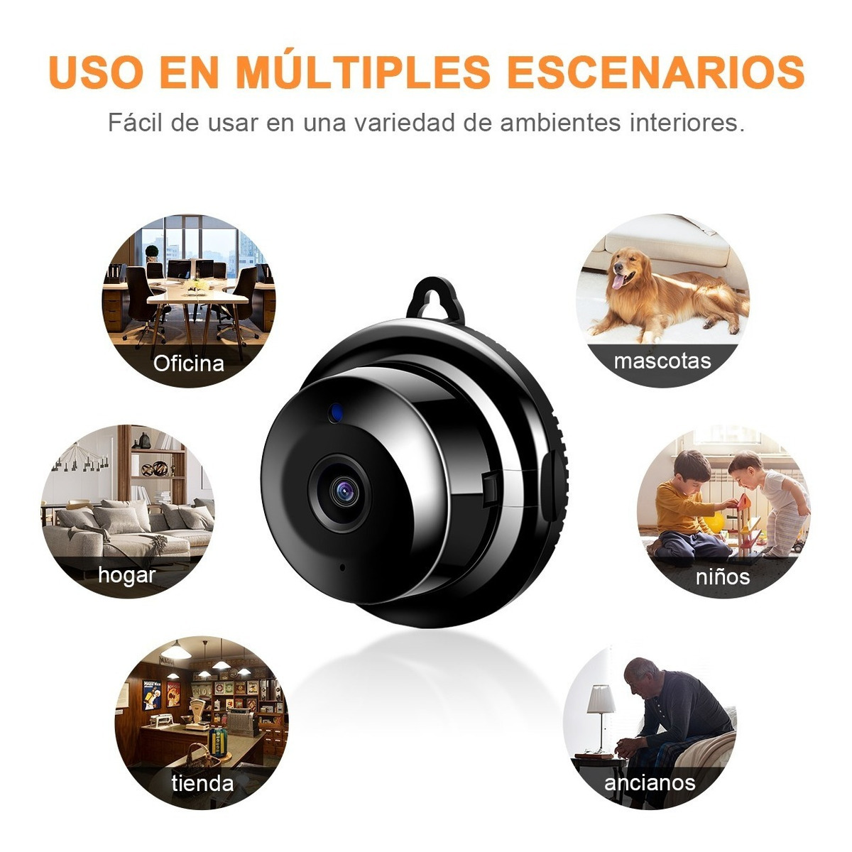 Mini Cámara Ip Smart Wifi Visión Nocturna 2mp 720p - Image 4