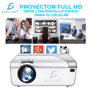 Mini Proyectores Portatil Wifi Para Celular Led Hd 4k Con Google Cast Y Airplay 4600
