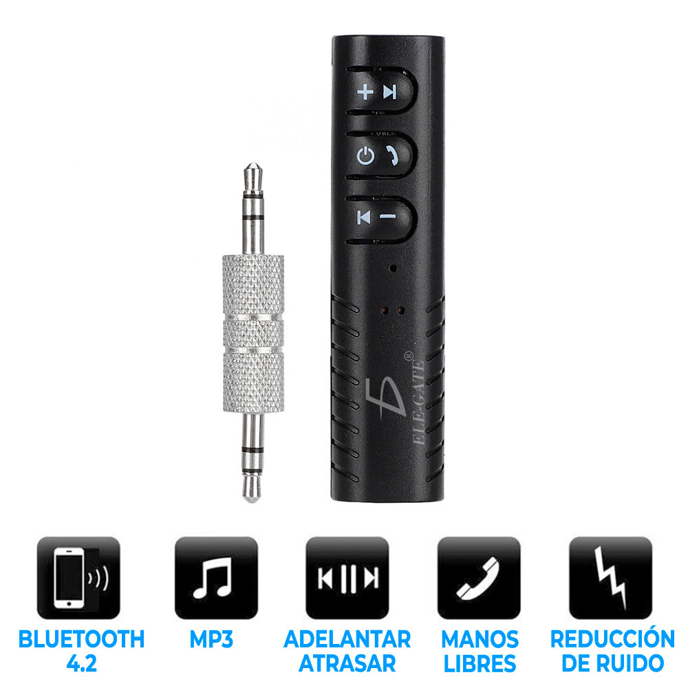 Receptor Bluetooth 5.1 Música y Llamadas 3.5mm Carga USB - Image 4