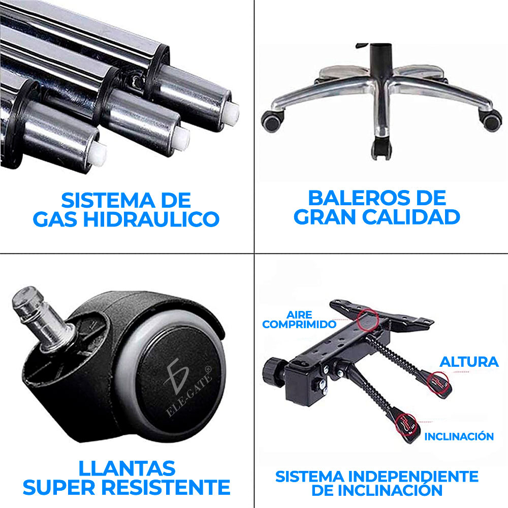 Silla Escritorio Ejecutiva Ergonómica Ajustable Reclinable - Image 5