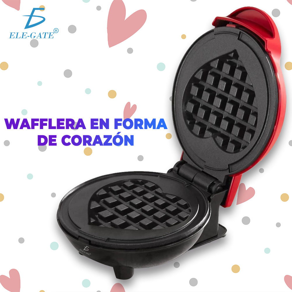 Waflera Eléctrica Para Waffles En Forma De Corazon - Image 5
