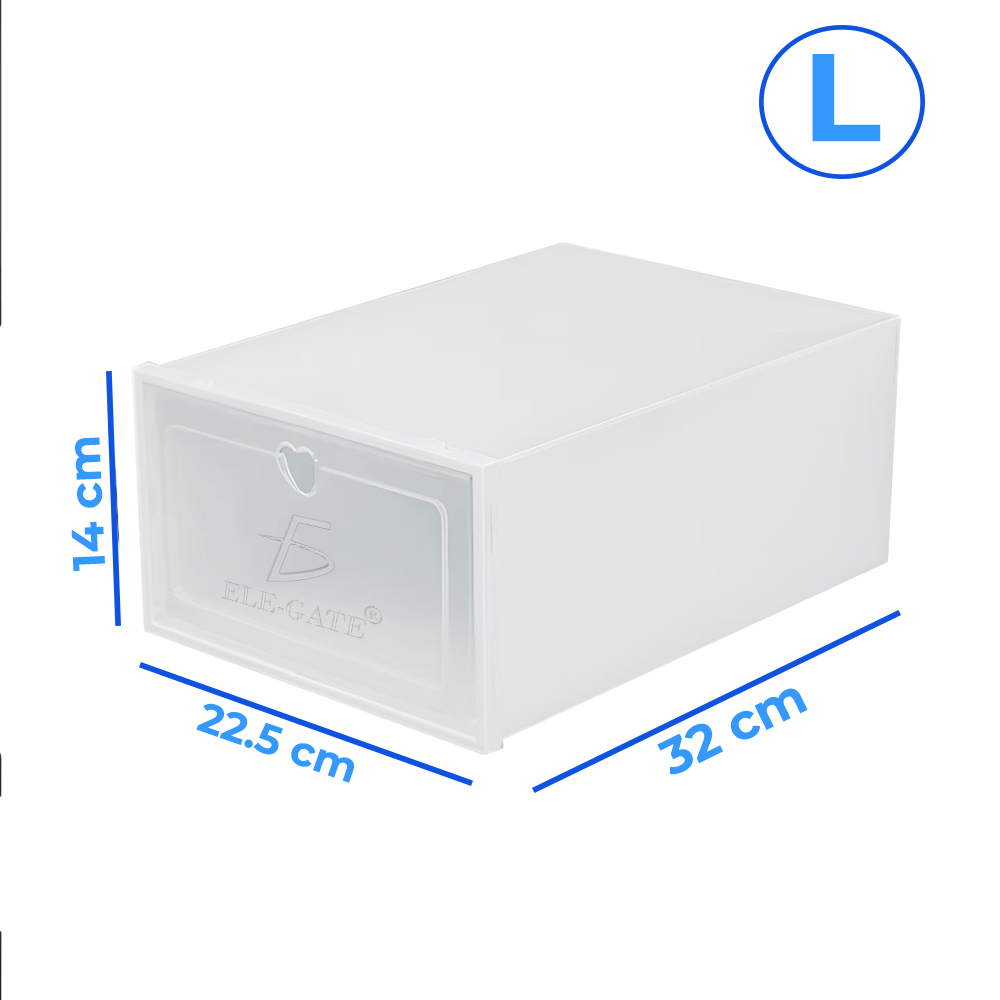 Cajas Organizadoras De Zapatos Apilables Almacenaje 6 piezas Model:L - Image 6