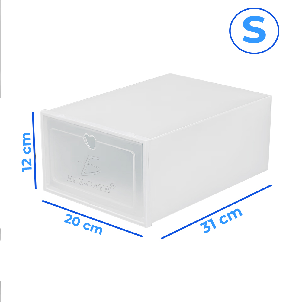 HOG.124.Cajas Organizadoras De Zapatos Apilables Almacenaje 6 piezas Model:S - Image 5