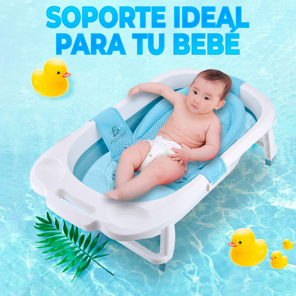 Soporte Tina Bebe Respaldo Bañera Antideslizante