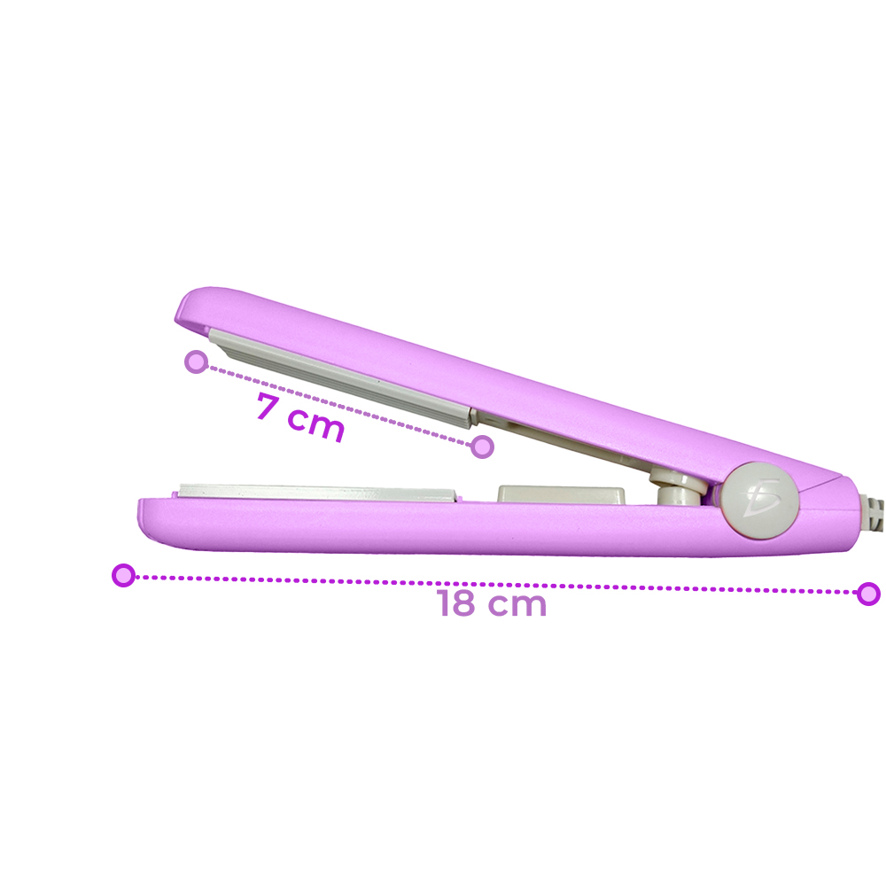 Mini Plancha Cabello Alaciadora De Bolsillo Portatil Estuche - Image 5