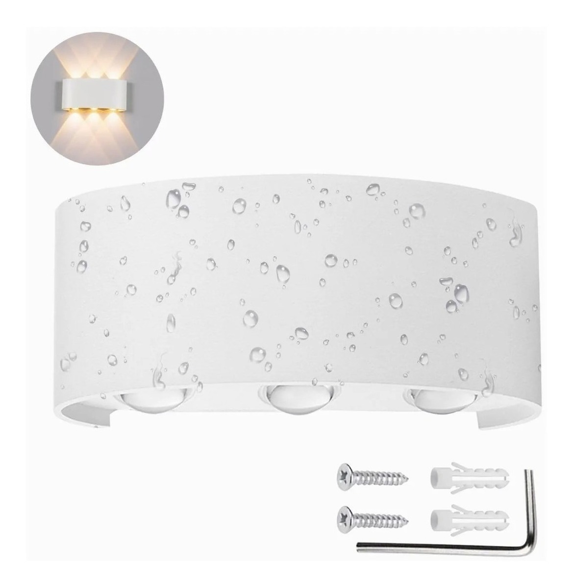 Lámpara Led De 6w Para Pared De Uso Exterior E Interior Ip67 - Image 3