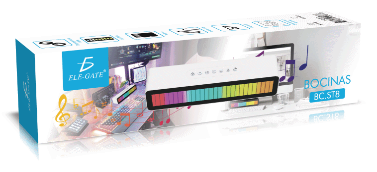 Bocina Bluetooth Barra De Luces Led Rgbw Inteligente - Image 5