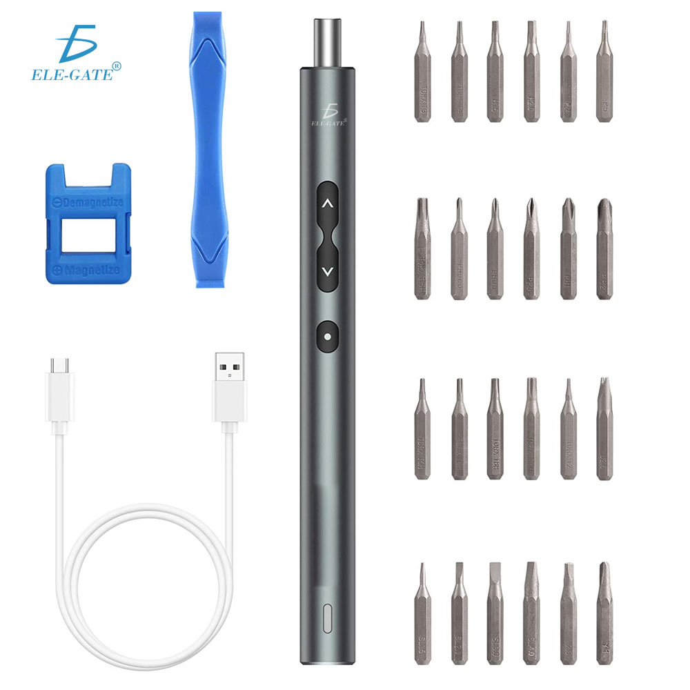 Mini Destornilladores Eléctricos Kit Con 24 Puntas 3 Led - Image 4