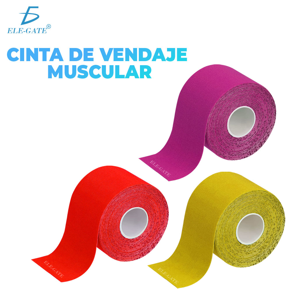 Cinta Kinesiológicas Vendaje Neuromuscular Tape 5mx5cm