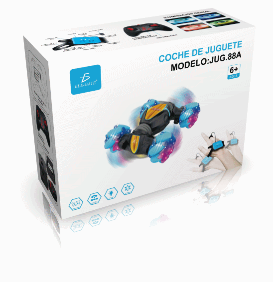Coche Acrobacias Con Detección De Gesto/luz/360° Rotación - Image 7