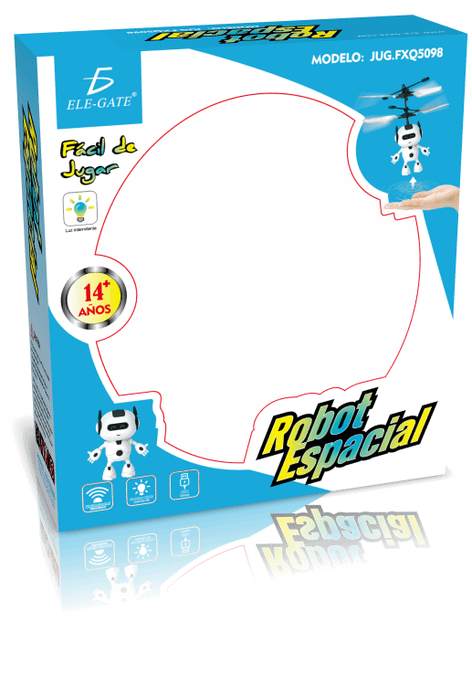 Mini Drone Esfera Voladora Con Luces Led Y Sensor Manual - Image 3