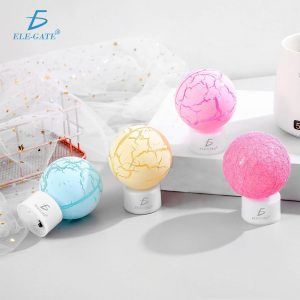 Paquete de 6 PZS Esfera de Nieve Luminosa Navideña Diferentes Colores