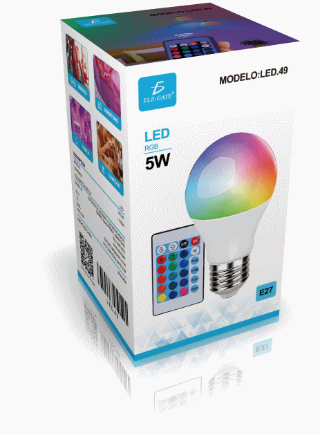 Led Rgbw De Control Remoto 5w - Image 6