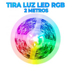 Tira De Luces Led Rgb 5050 Decoración Que Cambia De Color 2M
