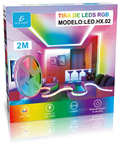 Tira De Luces Led Rgb 5050 Decoración Que Cambia De Color 2M - Image 6