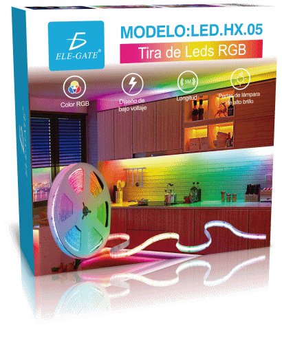 Tira De Luces Led Rgb 5050 Decoración Que Cambia De Color 5M - Image 6