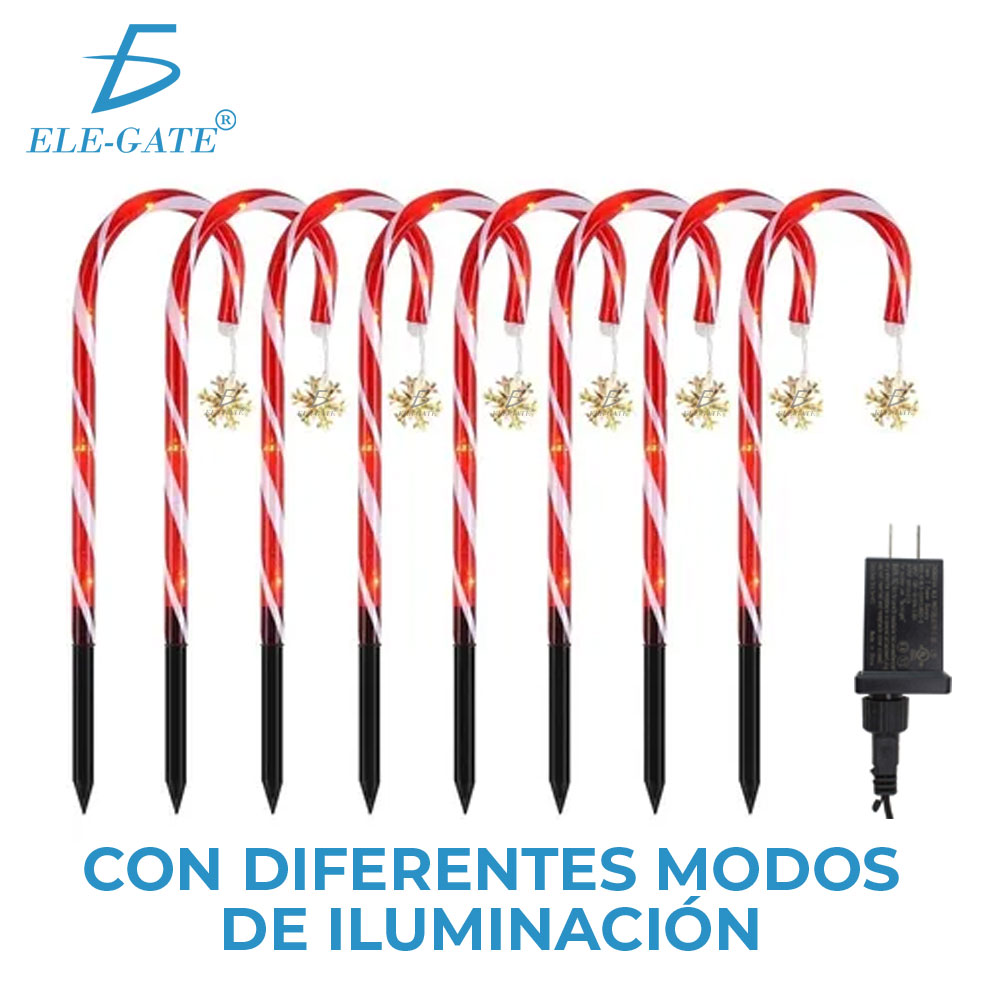10 Luces de bastón de Caramelo de 26 Pulgadas - Image 3