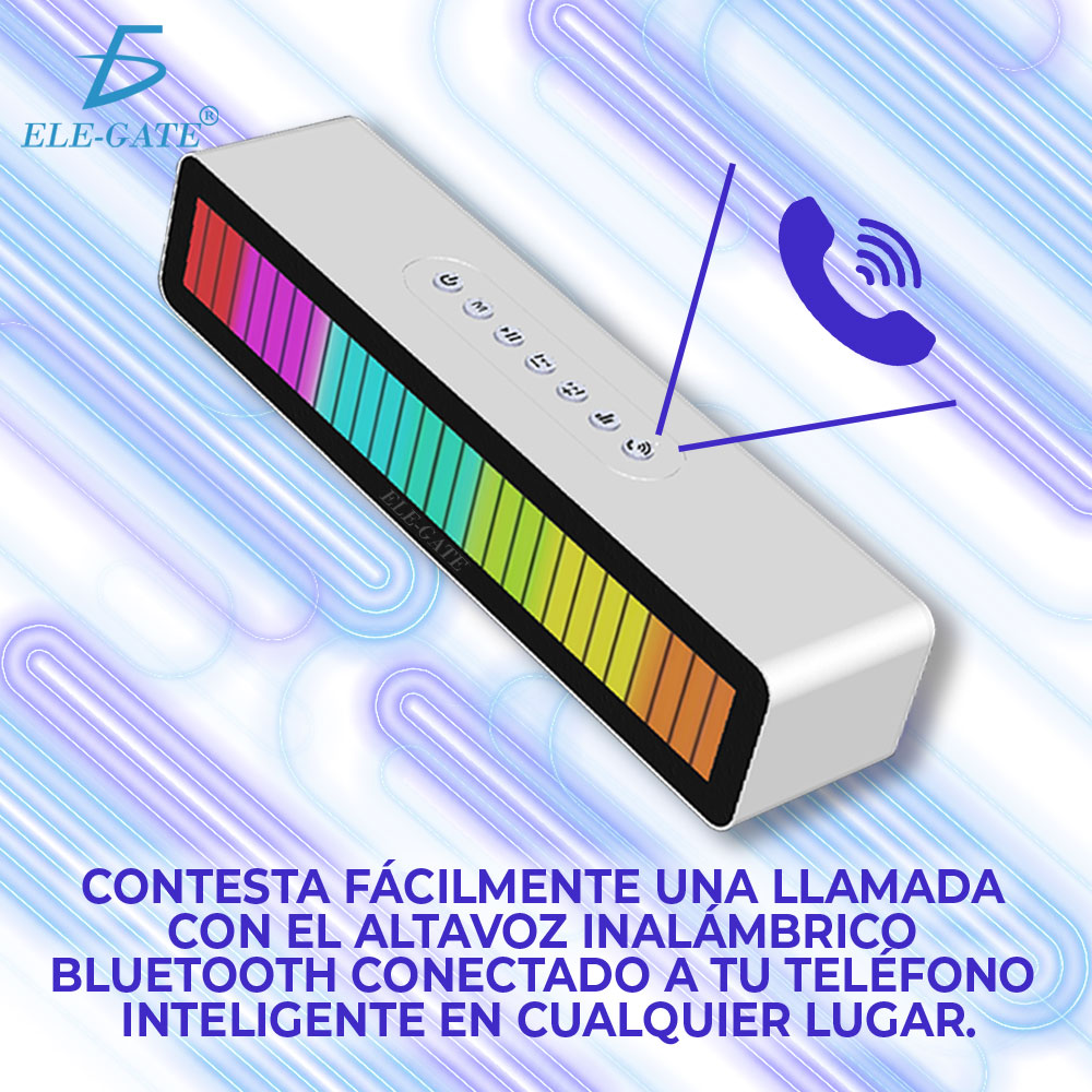 Bocina Bluetooth Barra De Luces Led Rgbw Inteligente - Image 3
