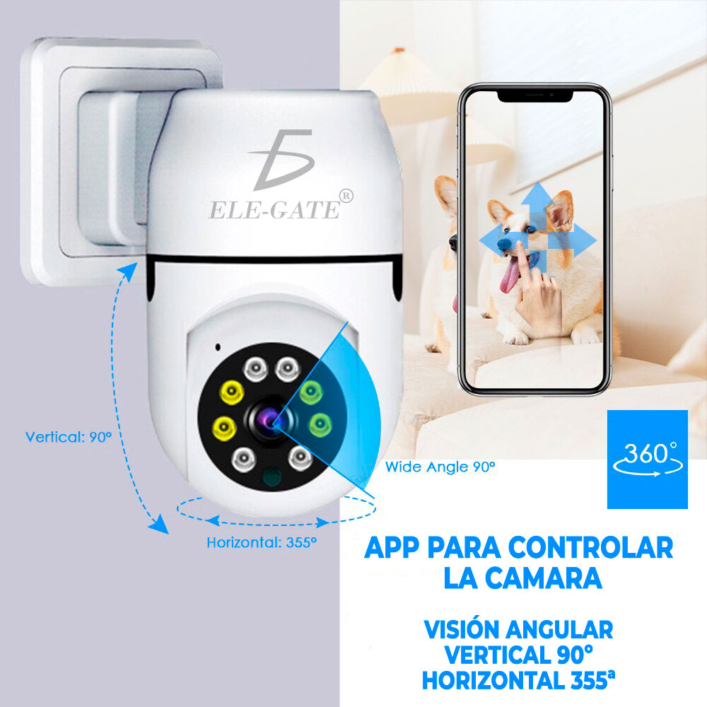 Cámara De Seguridad Inalámbrica Con Enchufe 1080p Wifi 2.4G - Image 5