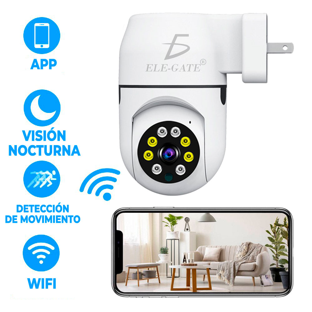 Cámara De Seguridad Inalámbrica Con Enchufe 1080p Wifi 2.4G - Image 4
