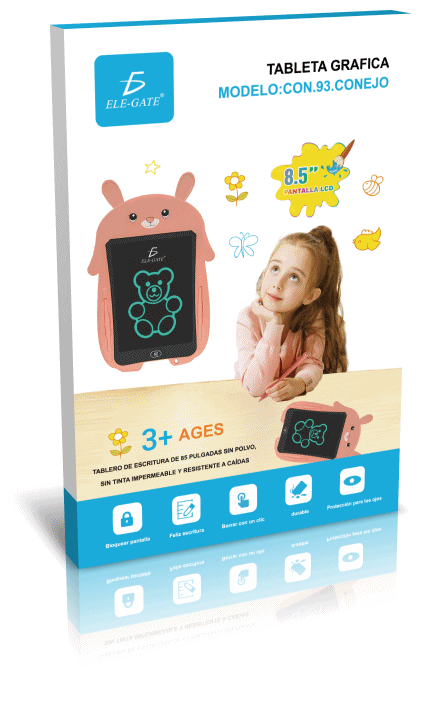 Tableta Conejo Digitalizadora 8.5 Pulgadas Grafica Imaginación 12mm - Image 5
