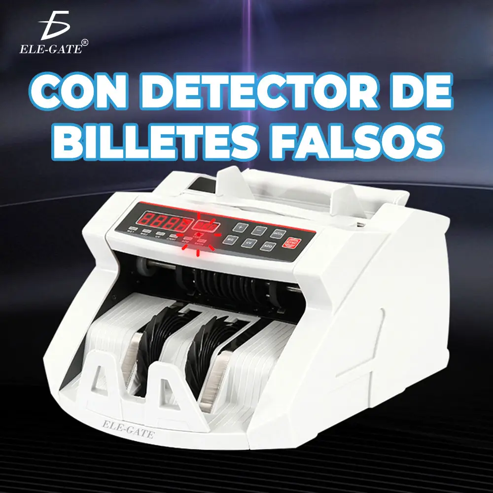 Contador De Billetes Detecta Billetes Falsos - Imagen 7