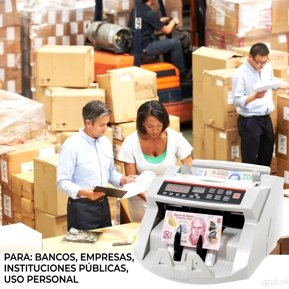 Contador De Billetes Detecta Billetes Falsos - Image 5