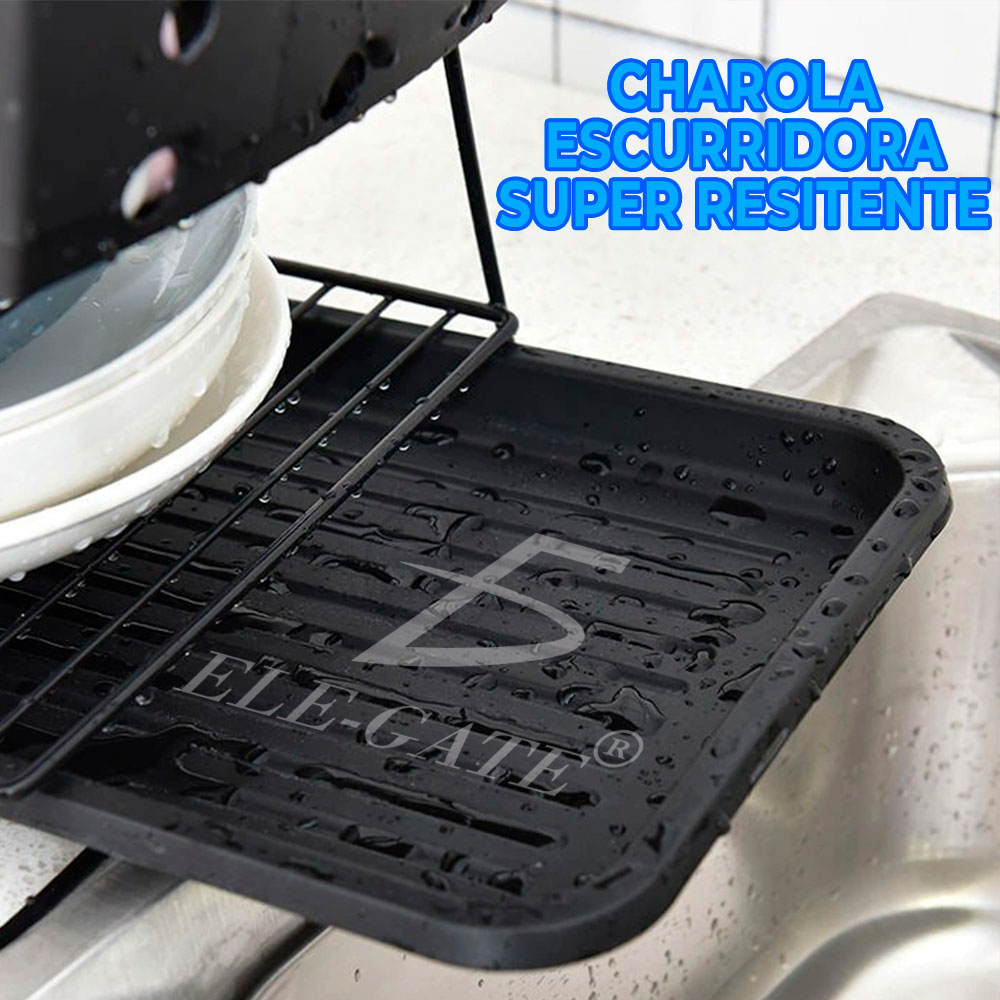 Escurridor de Platos Organizador de Platos con Soporte para Utensilios - Image 6