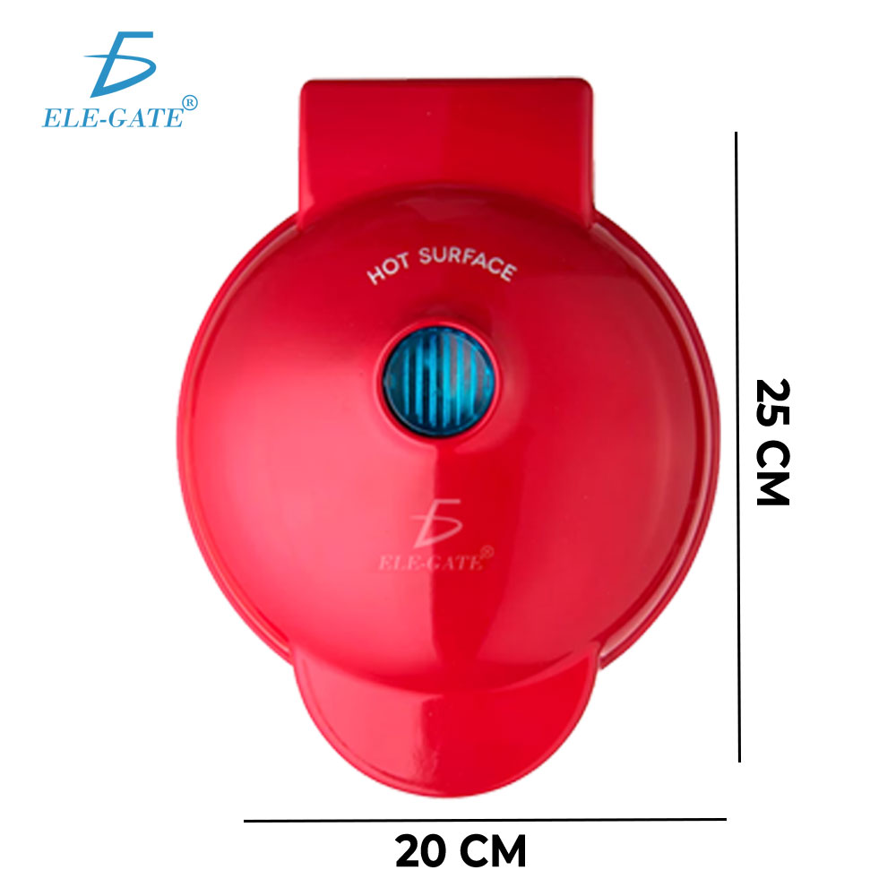 Máquina Pequeña Para Hacer Waffles Para Desayunos Redonda - Image 4