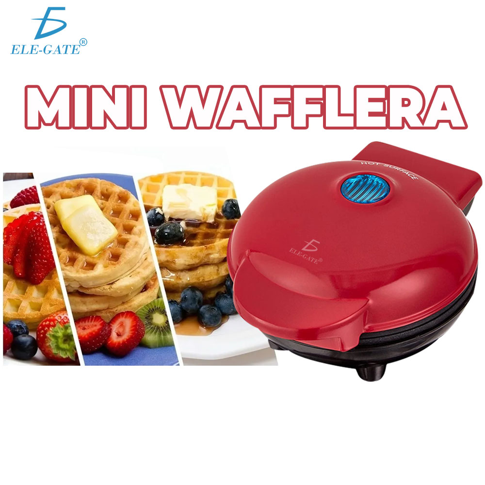 Máquina Pequeña Para Hacer Waffles Para Desayunos Redonda