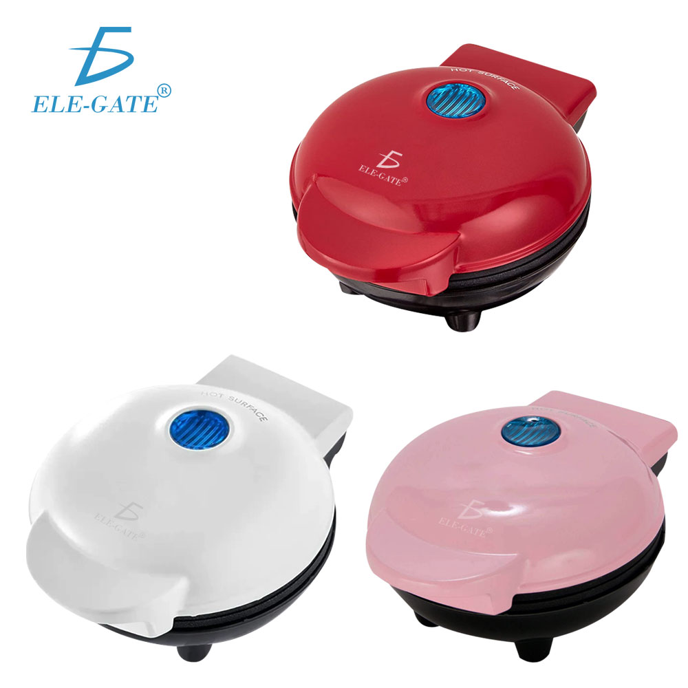 Máquina Pequeña Para Hacer Waffles Para Desayunos Redonda - Image 2
