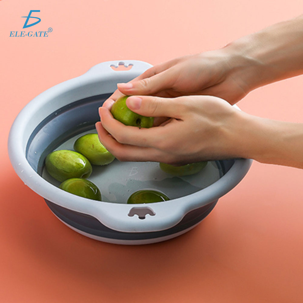 Lavabo De Verduras Y Cesta De Frutas De Plástico Plegable Size:S - Image 4