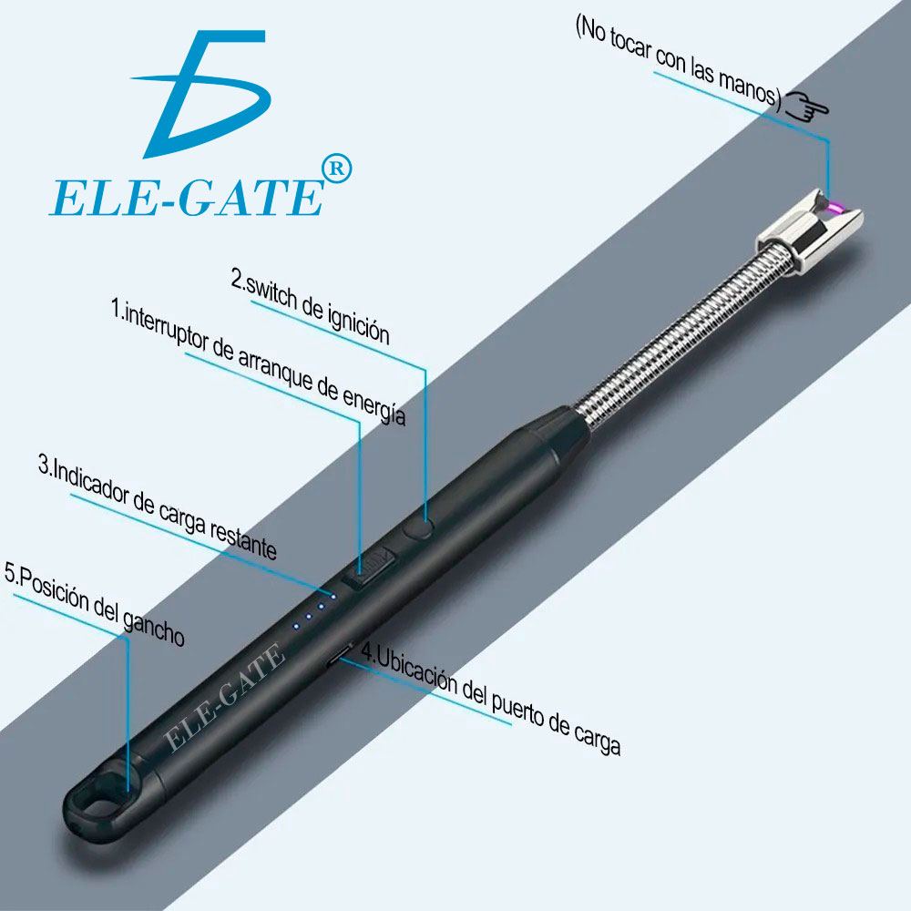 Encendedor Eléctrico De Cocina Recargable Usb - Image 5