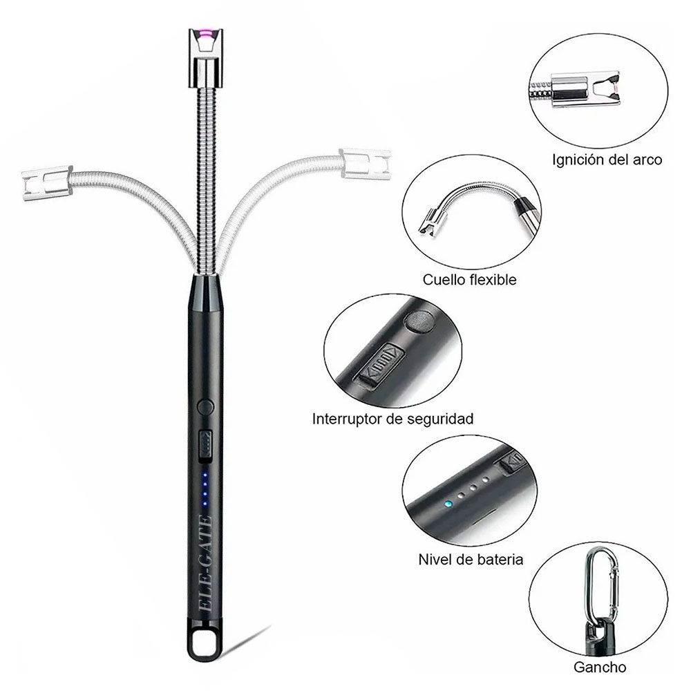 Encendedor Eléctrico De Cocina Recargable Usb - Image 4