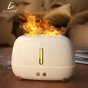 Humidificador Difusor De Aroma Con Flama Aceites Esenciales