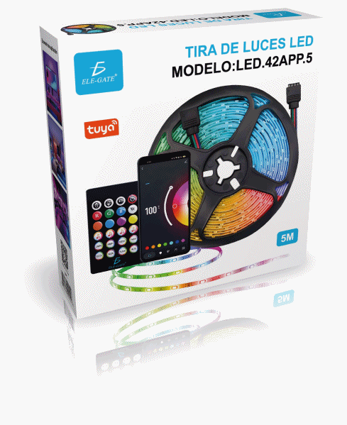 Tiras De Luces Led 5050 Rgb 5 Metros App Bluetooth Control - Image 6