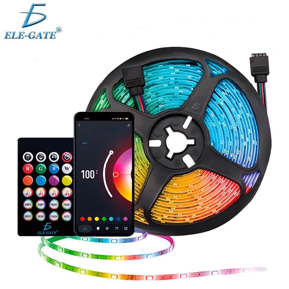 Tiras De Luces Led 5050 Rgb 5 Metros App Bluetooth Control