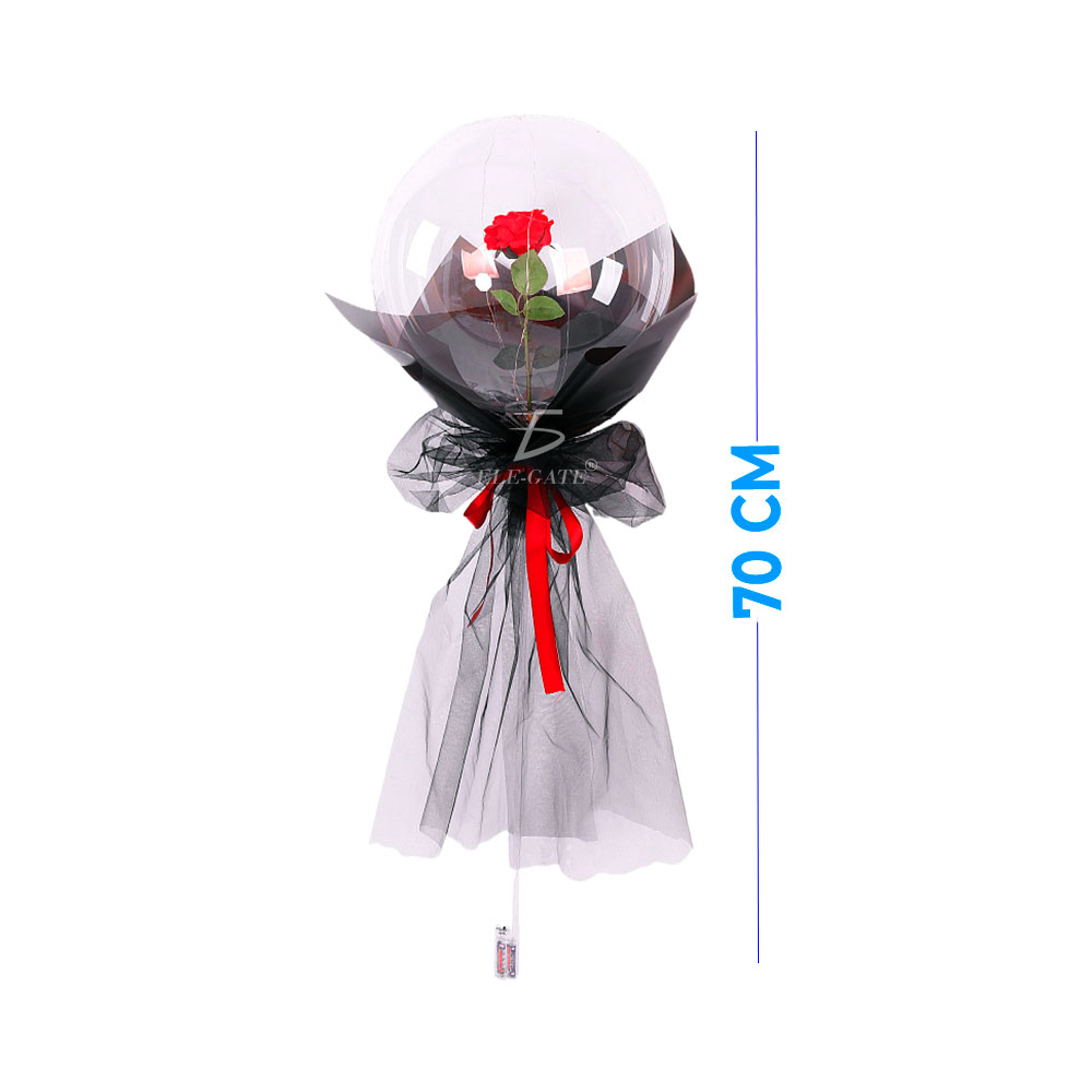 Rose Bouquet con Luz Led Luminoso Navidad Decora Regalo - Image 5