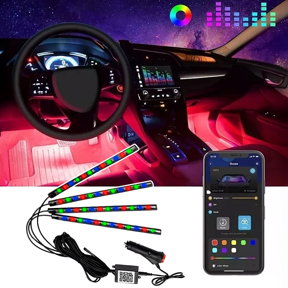 Tiras 48 Led Rgb Interior Control Remoto y App - Image 3