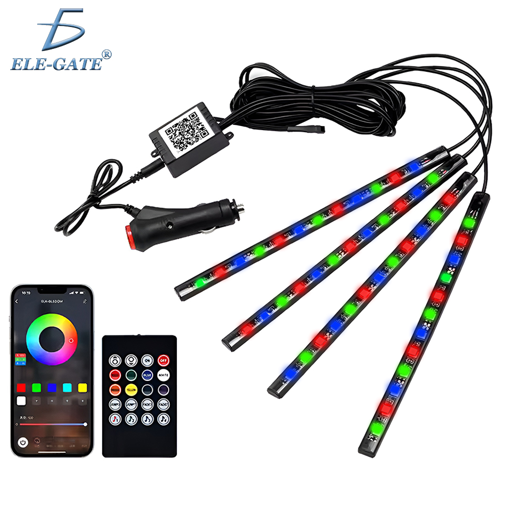 Tiras 48 Led Rgb Interior Control Remoto y App
