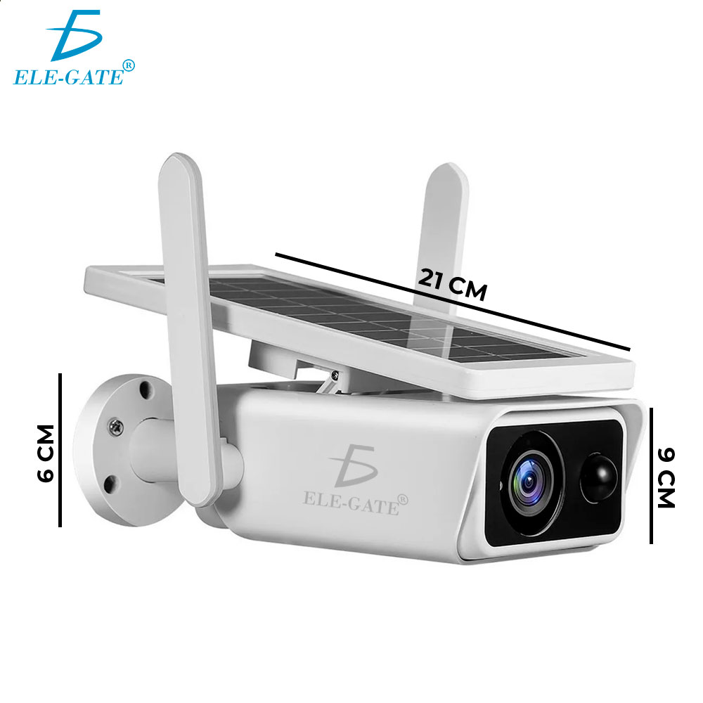 Cámara Wifi Con Panel Solar Full Hd Vigilancia Sin Cables - Image 2