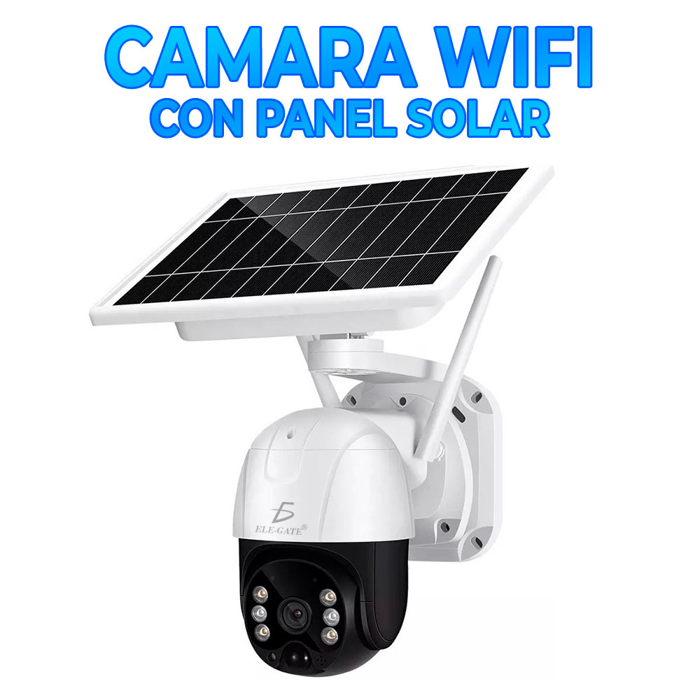 Cámara de seguridad Solar 4G con resolución de 2MP visión nocturna blanca - Image 5