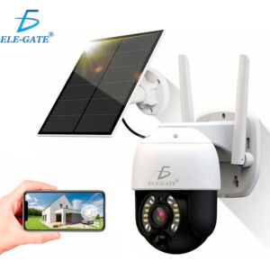 Cámara de seguridad Solar 4G con resolución de 2MP visión nocturna blanca