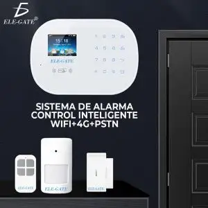 Alarma P/sistema De Seguridad Inalámbrico Wifi 4G + Gsm